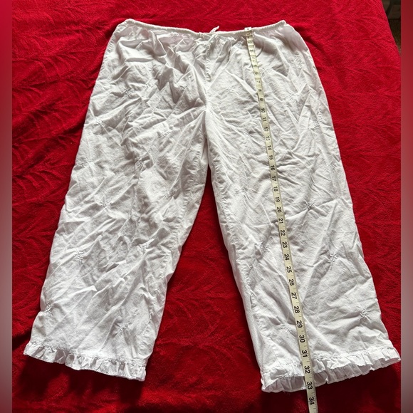 NWOT LARGE VICTORIA’S SECRET PJ SET WHITE PERFECT MEASUREMENTS IN PICS FLAWLESS - Picture 7 of 12